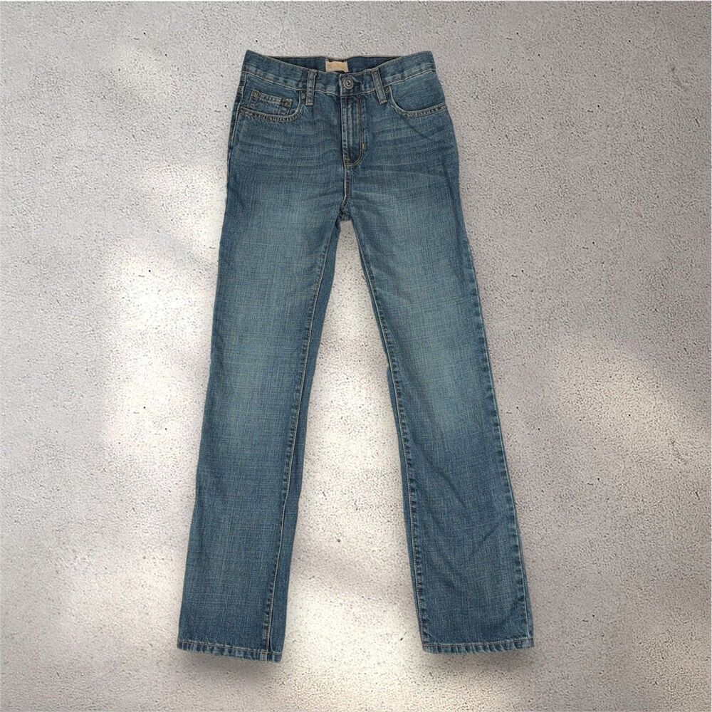 Gap Kids Skinny Jeans Boys' 14 (25x28) Medium Wash Cotton Casual School Outdoors